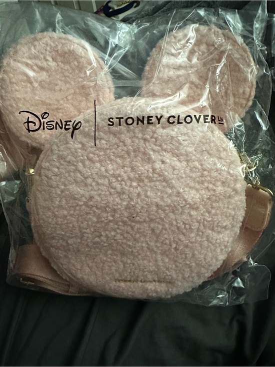 Stoney Clover Lane Handbags - Stoney Clover Lane Pink Sherpa Minnie Ear Crossbody Bag